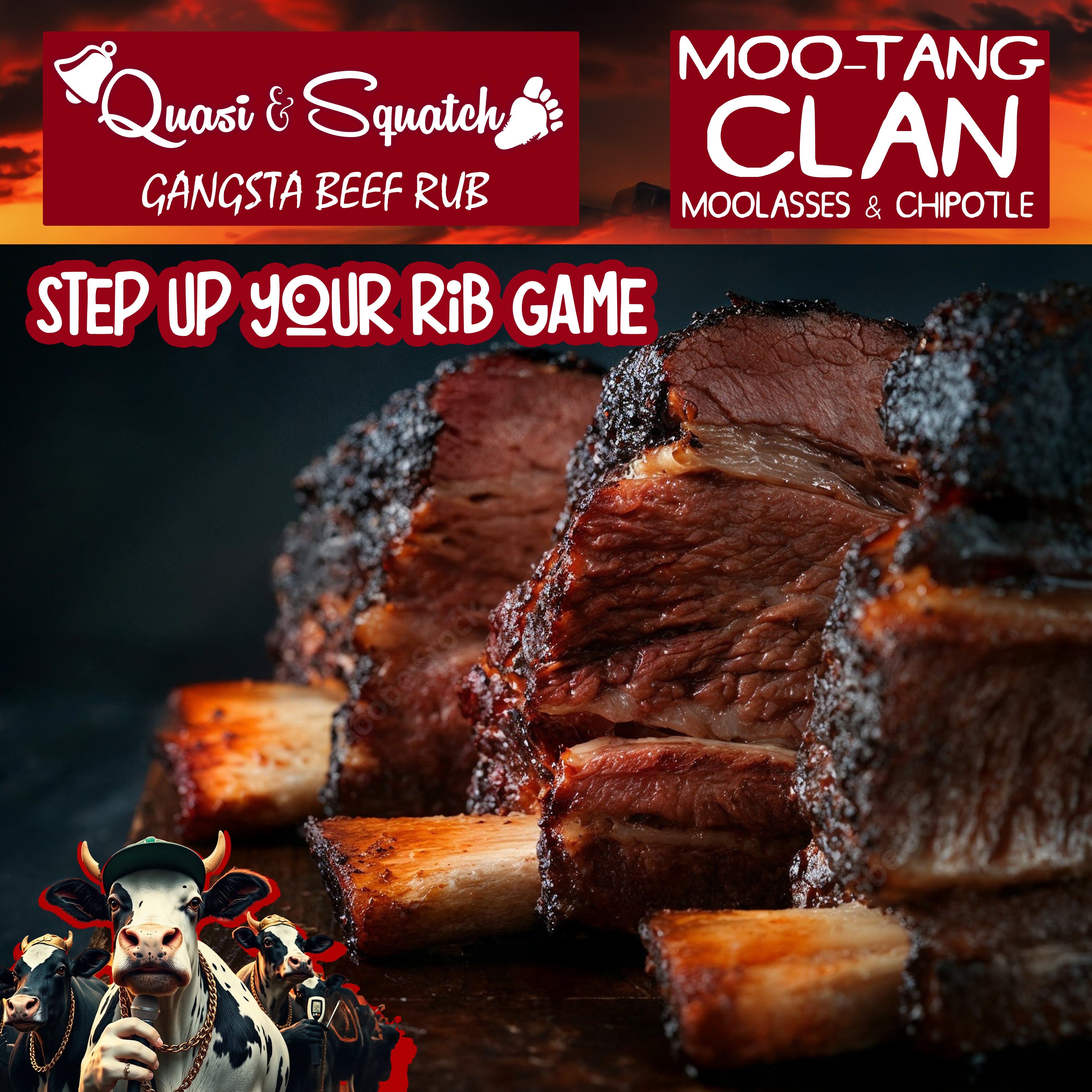 Beef Squatch Moo Tang Clan - Beef Rub – Quasi & Squatch