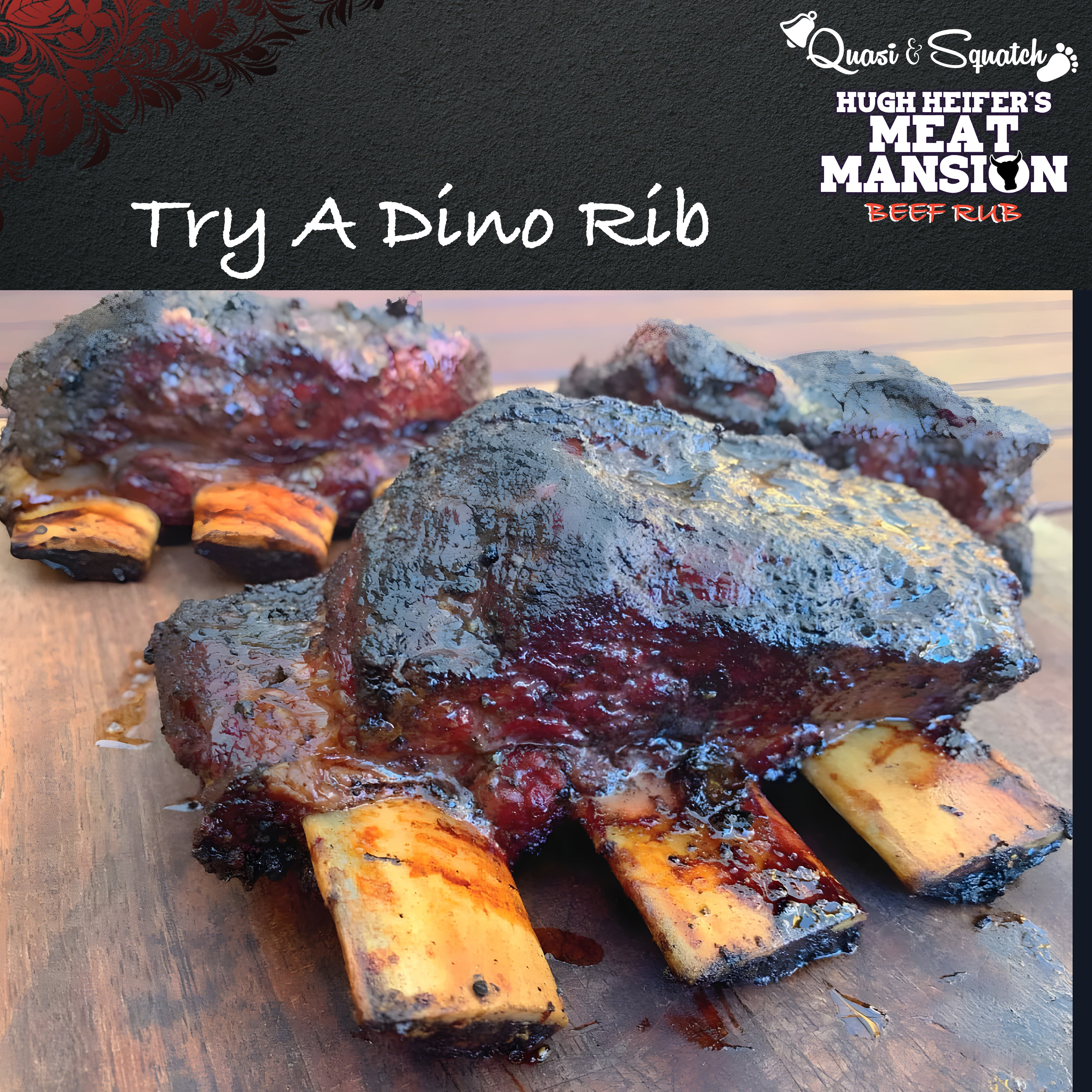 Beef Squatch Hugh Heifers Meat Mansion - Beef Rub – Quasi & Squatch